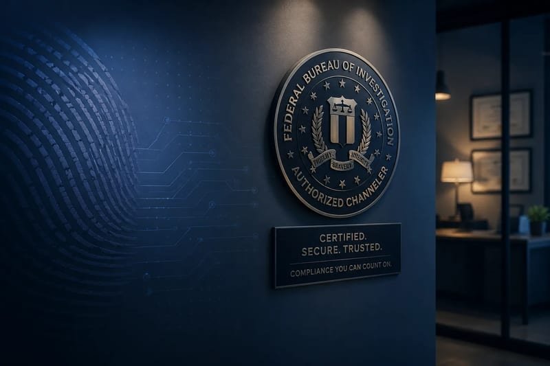 Certified and compliant identity verification office signage